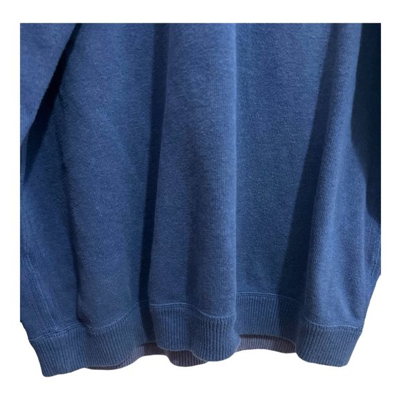 Tommy Bahama Men's Navy Blue 1/4 Zip 100%  Cotton Pullover Sweatshirt XL - Picture 6 of 12